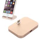 8 Pin Stouch Aluminum Desktop Station Dock Charger for iPhone(Gold) - 1