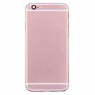 Full Housing Back Cover with Power Button & Volume Button Flex Cable for iPhone 6(Rose Gold) - 2