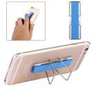 2 in 1 Adjustable Universal Mini Adhesive Holder Stand + Slim Finger Grip, Size: 7.3 x 2.2 x 0.3 cm(Blue) - 1