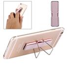 2 in 1 Adjustable Universal Mini Adhesive Holder Stand + Slim Finger Grip, Size: 7.3 x 2.2 x 0.3 cm(Rose Gold) - 1