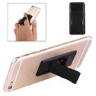 Concise Style Changeable Adjustable Universal Mini Adhesive Holder Stand, Size: 6.4 x 3.1 x 0.2 cm, For iPhone, Galaxy, Huawei, Xiaomi, LG, HTC and Tablets(Black) - 1