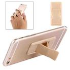 Concise Style Changeable Adjustable Universal Mini Adhesive Holder Stand, Size: 6.4 x 3.1 x 0.2 cm, For iPhone, Galaxy, Huawei, Xiaomi, LG, HTC and Tablets(Gold) - 1