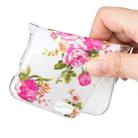 For iPhone 6 & 6s Noctilucent Rose Flower Pattern IMD Workmanship Soft TPU Back Cover Case - 6