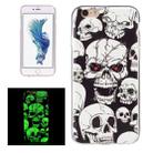 For iPhone 6 & 6s Noctilucent Red Eye Ghost Pattern IMD Workmanship Soft TPU Back Cover Case - 1