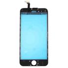 Touch Panel with Front LCD Screen Bezel Frame & OCA Optically Clear Adhesive for iPhone 6(Black) - 3