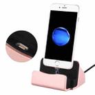 5V 1A 8 Pin Sync Data / Charging Magnetic Desktop Station Dock Charger(Rose Gold) - 1