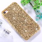 For iPhone 6 & 6s Colorful Sequins Paste Protective Back Cover Case (Gold) - 1