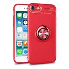 Metal Ring Holder 360 Degree Rotating TPU Case for iPhone 6 & 6s (Red) - 1