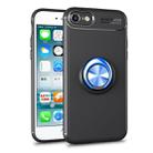 Metal Ring Holder 360 Degree Rotating TPU Case for iPhone 6 & 6s(Black+Blue) - 1