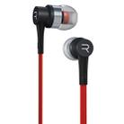 REMAX RM-535i In-Ear Stereo Earphone with Wire Control + MIC, Support Hands-free, for iPhone, Galaxy, Sony, HTC, Huawei, Xiaomi, Lenovo and other Smartphones (Red + Black) - 1