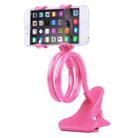 Universal Multifunctional Flexible Long Arm Lazy Bracket Desktop Headboard Bedside Car Phone Holder Stand Tablet Mount(Pink) - 1