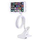 Universal Multifunctional Flexible Long Arm Lazy Bracket Desktop Headboard Bedside Car Phone Holder Stand Tablet Mount(White) - 1