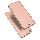 DUX DUCIS Skin Pro Series Horizontal Flip PU + TPU Leather Case for iPhone 6 & 6s, with Holder & Card Slots (Rose Gold) - 1