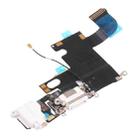 Original Charging Port Flex Cable for iPhone 6 (White) - 2