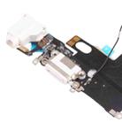 Original Charging Port Flex Cable for iPhone 6 (White) - 4