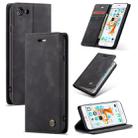 CaseMe-013 Multifunctional Retro Frosted Horizontal Flip Leather Case for iPhone 6 / 6s, with Card Slot & Holder & Wallet(Black) - 1