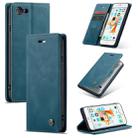 CaseMe-013 Multifunctional Retro Frosted Horizontal Flip Leather Case for iPhone 6 / 6s, with Card Slot & Holder & Wallet(Blue) - 1