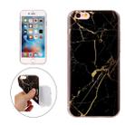 For iPhone 6 & 6s Black Marble Pattern Soft TPU Protective Case - 1