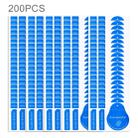 200 PCS Dust-absorber LCD Guide Sticker Dedust for Screen Glass - 1