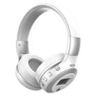 Zealot B19 Folding Headband Bluetooth Stereo Music Headset with Display for iPhone, Galaxy, Huawei, Xiaomi, LG, HTC and Other Smart Phones(White) - 1