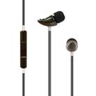 Small Pepper In-ear Wire-controlled Earphone with Mic, Cable: 1.2m (Black) - 1