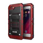 Waterproof Dustproof Shockproof Zinc Alloy + Silicone Case for iPhone 6 & 6s (Red) - 1