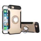 For iPhone 6 & 6s Magnetic 360 Degree Rotation Ring Armor Protective Case(Gold) - 1