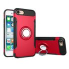 For iPhone 6 & 6s Magnetic 360 Degree Rotation Ring Armor Protective Case(Red) - 1