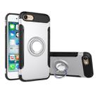 For iPhone 6 & 6s Magnetic 360 Degree Rotation Ring Armor Protective Case(Silver) - 1