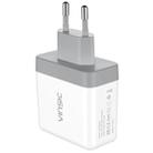 Vinsic 24W 5V 4.8A Output Portable Dual Smart USB Ports Adapter Wall Charger Smart Identification Travel Adapter, For iPhone, Galaxy, Huawei, Xiaomi, LG, HTC and Other Smart Phones, EU Plug - 2