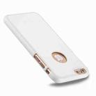 GOOSPERY JELLY CASE for iPhone 6 & 6s TPU Glitter Powder Drop-proof Protective Back Cover Case (White) - 1
