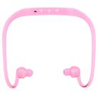 506 Life Waterproof Sweatproof Stereo Wireless Sports Earbud Earphone In-ear Headphone Headset with Micro SD Card Slot, For Smart Phones & iPad & Laptop & Notebook & MP3 or Other Audio Devices, Maximum SD Card Storage: 8GB(Pink) - 1