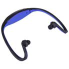 SH-W1FM Life Waterproof Sweatproof Stereo Wireless Sports Earbud Earphone In-ear Headphone Headset with Micro SD Card, For Smart Phones & iPad & Laptop & Notebook & MP3 or Other Audio Devices, Maximum SD Card Storage: 8GB(Dark Blue) - 4