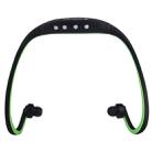 SH-W3 Life Waterproof Sweatproof Stereo Sports Earbud Earphone In-ear Headphone Headset with Micro SD / TF Card, For Smart Phones & iPad & Laptop & Notebook & MP3 or Other Audio Devices, Maximum SD Card Storage: 32GB(Black + Green) - 1