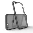 Two-color Frame Acrylic PC Case for iPhone 6 (Black) - 1