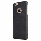 MOFI for iPhone 6 & 6s Crazy Horse Texture Leather Surface PC Protective Case Back Cover(Black) - 1