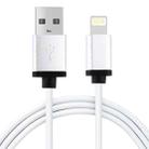  1m 3A 8 Pin to USB Data Sync Charging Cable for iPhone, iPad, Diameter: 4 cm(White) - 1