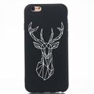 Elk Painted Pattern Soft TPU Case for iPhone 6 & 6s - 1