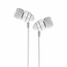 JOYROOM EL112 Conch Shape 3.5mm In-Ear Plastic Earphone with Mic, For iPad, iPhone, Galaxy, Huawei, Xiaomi, LG, HTC and Other Smart Phones(White) - 1