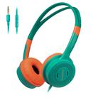 ONIKUMA M100 Portable Adjustable Headband Safely Over-Ear Headphone with Microphone for Children(Green) - 1