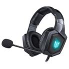 ONIKUMA K8 Over Ear Bass Stereo Surround Gaming Headphone with Microphone & RGB Color Changing Lights(Black) - 2
