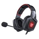 ONIKUMA K8 Over Ear Bass Stereo Surround Gaming Headphone with Microphone & LED Lights(Red) - 1