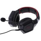 ONIKUMA K8 Over Ear Bass Stereo Surround Gaming Headphone with Microphone & LED Lights(Red) - 2