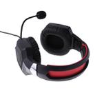 ONIKUMA K8 Over Ear Bass Stereo Surround Gaming Headphone with Microphone & LED Lights(Red) - 3