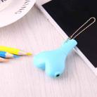 1 Male to 2 Females 3.5mm Jack Plug Multi-function Heart Shaped Earphone Audio Video Splitter Adapter with Key Chain for iPhone, iPad, iPod, Samsung, Xiaomi, HTC and Other 3.5 mm Audio Interface Electronic Digital Products(Blue) - 5