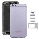 5 in 1 for iPhone 6s Plus (Back Cover + Card Tray + Volume Control Key + Power Button + Mute Switch Vibrator Key) Full Assembly Housing Cover(Grey) - 1