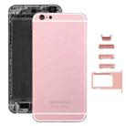 5 in 1 for iPhone 6s Plus (Back Cover + Card Tray + Volume Control Key + Power Button + Mute Switch Vibrator Key) Full Assembly Housing Cover(Rose Gold) - 1