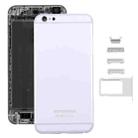 5 in 1 for iPhone 6s Plus (Back Cover + Card Tray + Volume Control Key + Power Button + Mute Switch Vibrator Key) Full Assembly Housing Cover(Silver) - 1