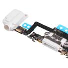 Original Charging Port Flex Cable for iPhone 6s Plus(White) - 4