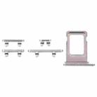 For iPhone 16 Pro Max Original SIM Card Tray + Side Keys (Silver) - 1